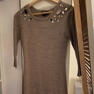 Gorgeous tan sweater dress
